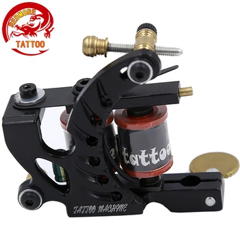 

10Pcs/lot Pro Casting Iron Tattoo Machine 10 Wraps coil stainless steel Tattoos Body Art Gun Coil Machine LPC-ITM-7059-7G