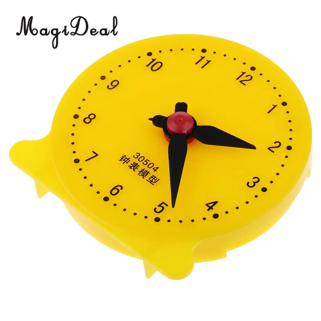 Math Clock Models Student Mathematics Teacher Teaching Instrument Tools Material Stationery Time Clock Primary School Supply