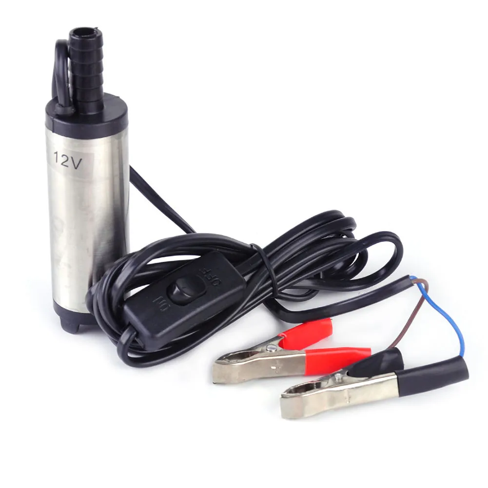 

DC12V Stainless Steel Submersible Pump 38mm Fuel Water Oil 12L Per Minute AI88