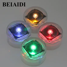 BEIAIDI 3 шт. Солнечный водонепроницаемый напольный свет подземный свет аварийный сад для дорожки на участке солнечные заземления напольные лампы дорожный свет