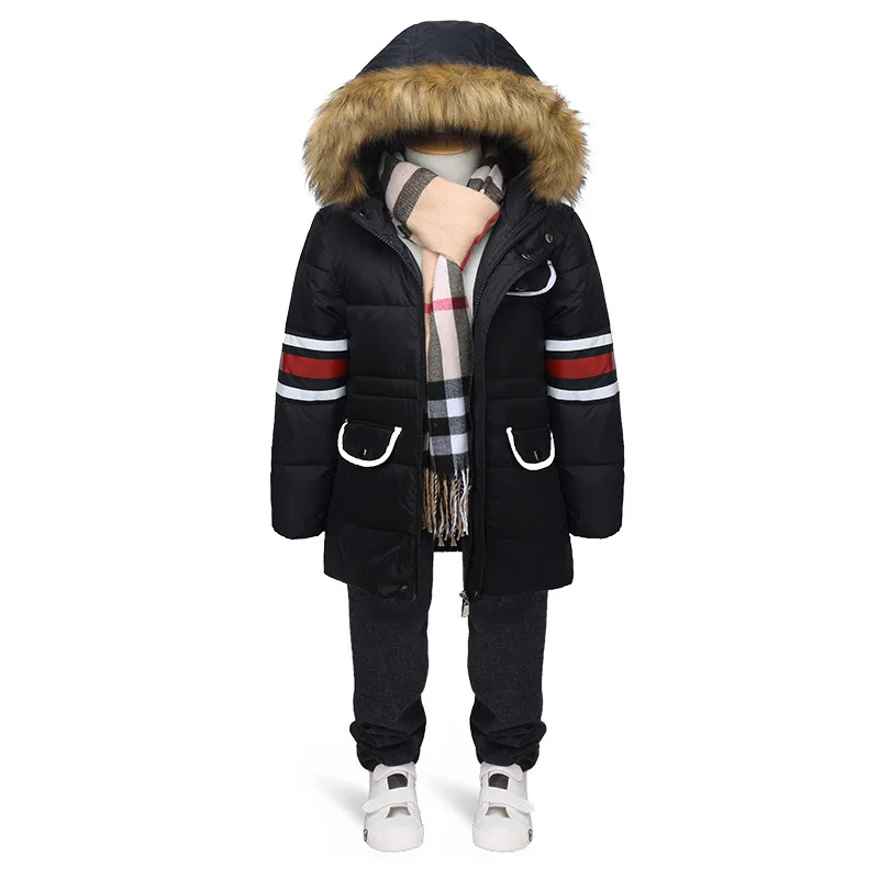 Height 105 140cm Chidlren winter jacket boys children s winter jackets Boy down jacket outwear coat