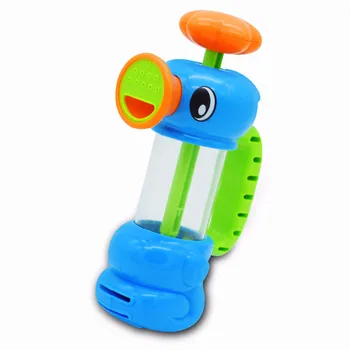 

Baby Bath Water Toys Sea Horse Sprinkler Pumping Design Colourful Hippocampal Shape Eco-friendly Plastic Baby Bath Toy