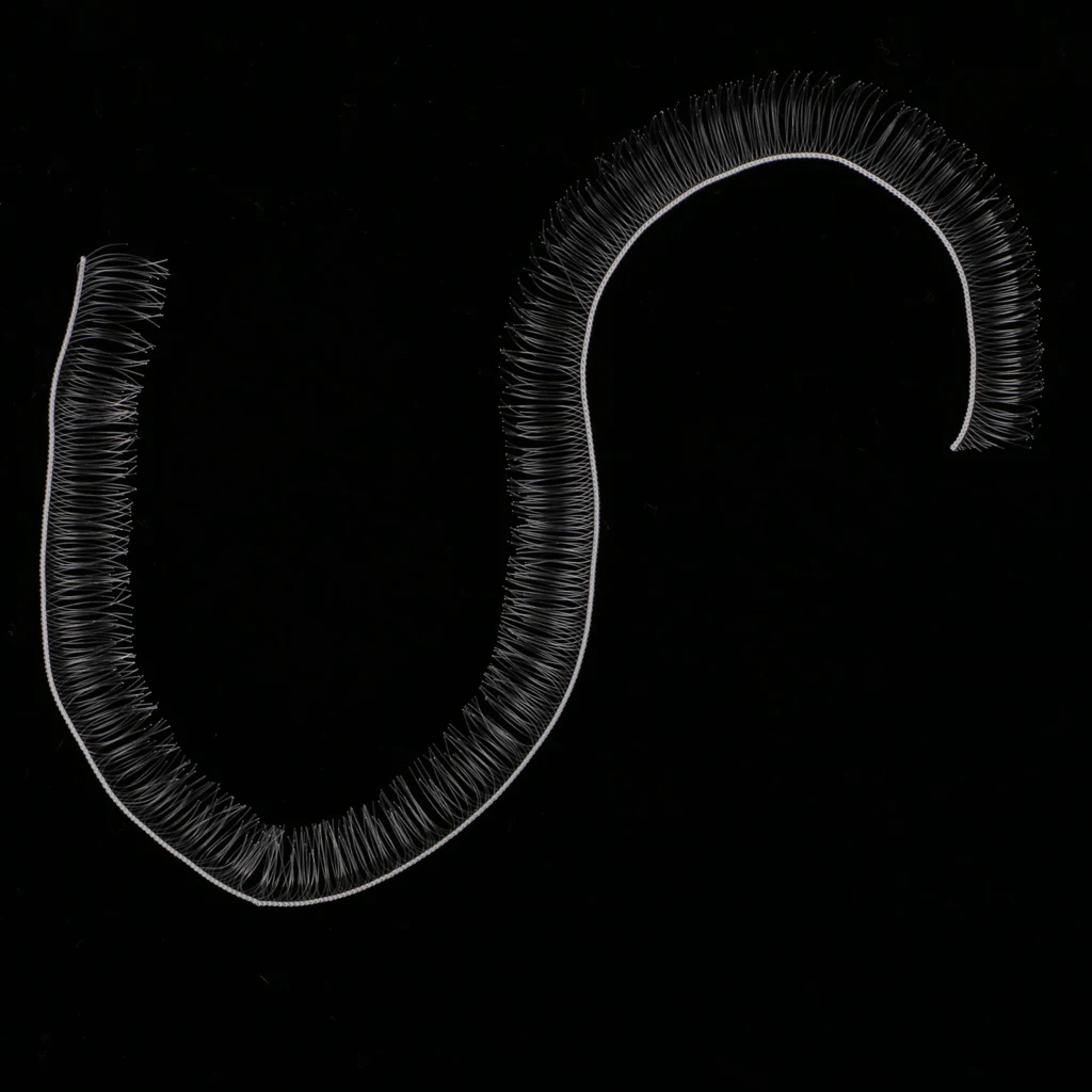 200Pcs Soft Plastic False Eyelashes Eyelash Strips for BJD Baby Dolls Eye Make up 200*8mm Various Colored