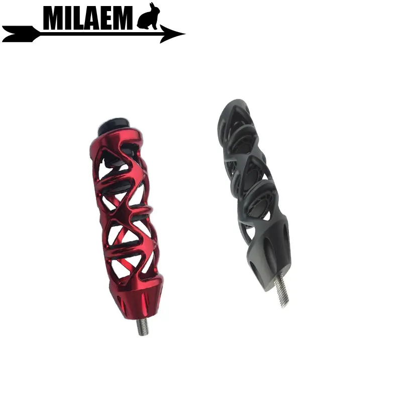 

1pc Archery Stabilizer Compound Bow 5inch Aluminum TDR Rubber MateriaL Stabilizer Compound Bow Shock Absorber Accessories