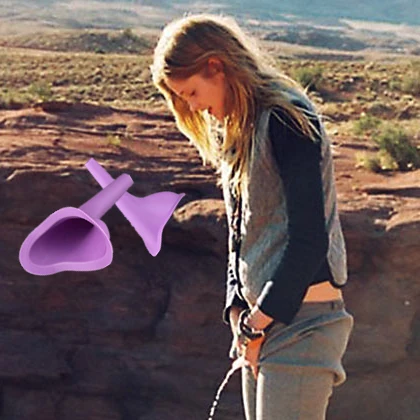 

Silicone Female Portable Urinal Toilet Device Funnel Wee Urine Camping Travel Health Feminine Hygiene on Outdoor