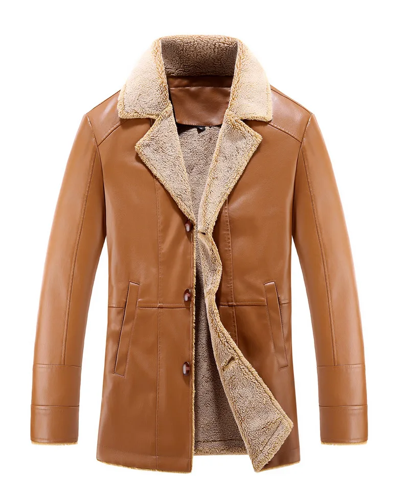 BOLUBAO зимняя мужская кожаная куртка, мужская приталенная модная теплая хлопковая куртка, модная мужская куртка из искусственной кожи