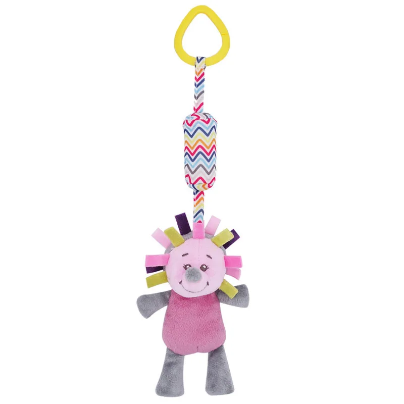 Детские подвесная игрушка кольцо животных печати погремушка Колыбель подвесная детской коляски подвесные игрушки Прорезыватель кукла