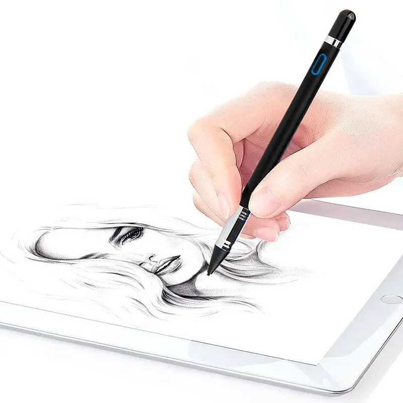 Для ipad Mini 2 3 4 Active Stylus Сенсорный экран Высокая точность Кончик карандаша для ipad Mini1 Mini2 Mini3 Mini4 Tablet емкостный стилус