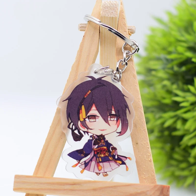 2019 Touken Ranbu Online двухсторонний акриловый брелок для ключей подвеска аниме