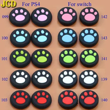 

JCD 4pcs Silicone Analog Joystick Grip Cap For Switch NS for Sony playstation 4 for PS4 Gamepad Joystick Cover
