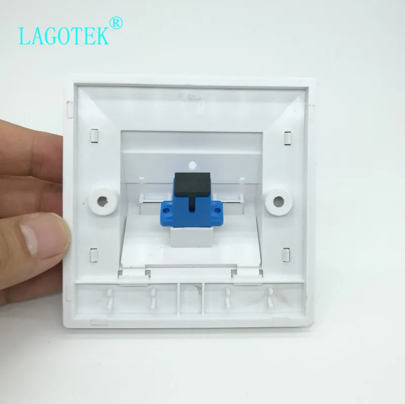 10 шт./лот волокно для настенной розетки SC LC ST Оптическое волокно панель Лицевая панель розетка 86 Тип с переходник