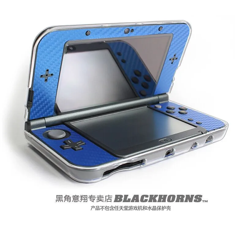 2в1 наборы игровых аксессуаров для новой nintendo 3 DSLL/XL(защитная наклейка+ чехол с кристаллами