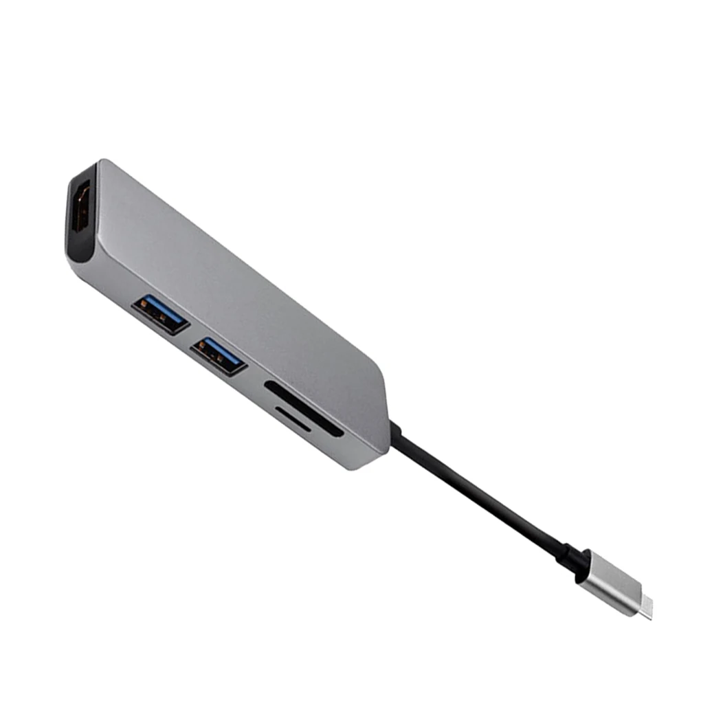 Новый usb-концентратор 3,0 type-C для USB 3,0 4 K HD зарядка PD USB-C заменитель адаптера для MacBook type-C кабель адаптер