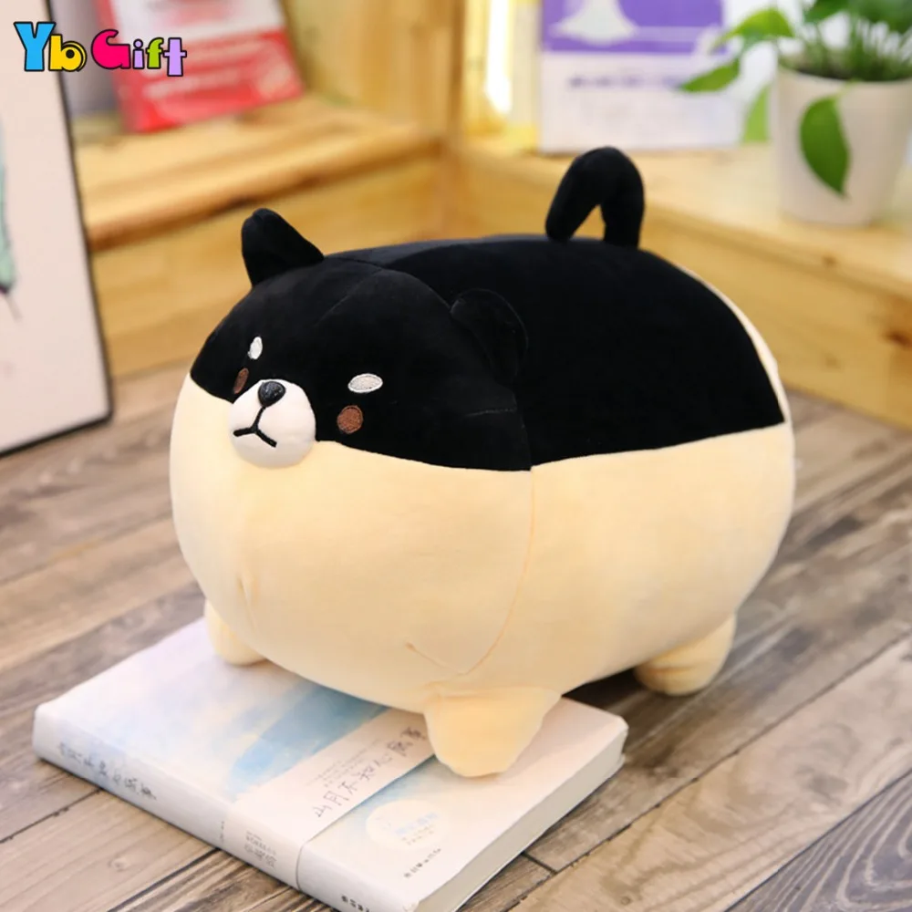 round shiba inu plush