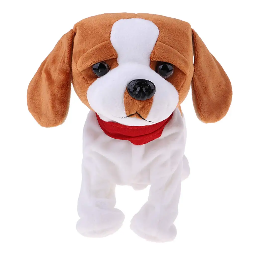 Электронный Смарт плюшевая собака кукла моделирование лай танцы щенок Обучающие игрушки подарок на день рождения для детей малышей - Цвет: Style 2
