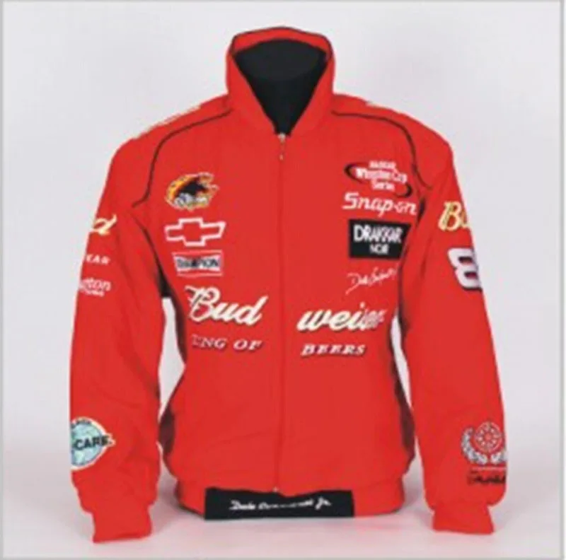 

Chevrolet logo driver windproof jacket zipper car logo motor jacket