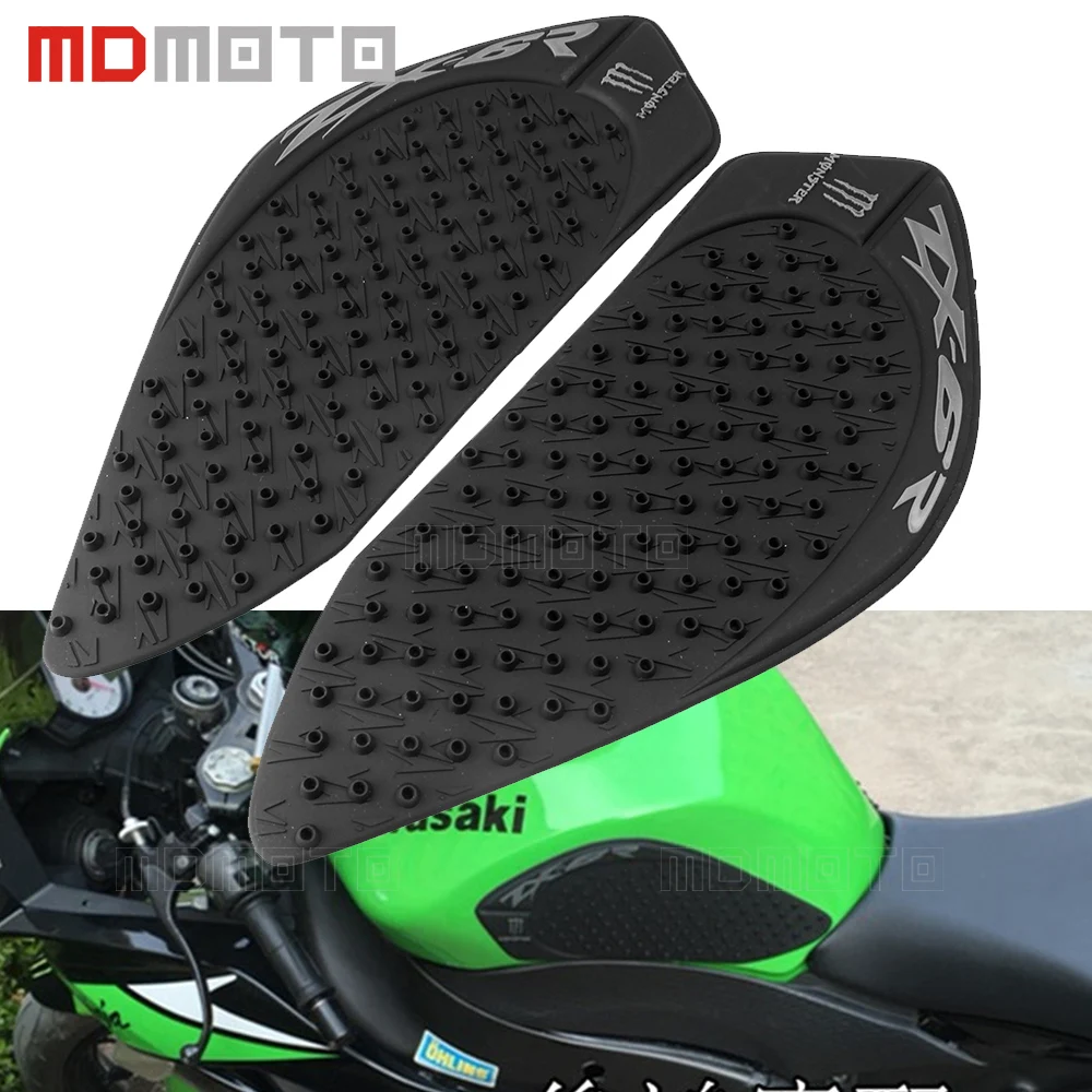 For Kawasaki ZX 6R ZX6R 2009 2015 ZX 6R Motorcycle Anti slip Tank Pad