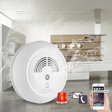Продукт домашняя система охранной сигнализации SMS детектор дыма GSM датчик Пожарной Сигнализации sim-карта отправка сообщения