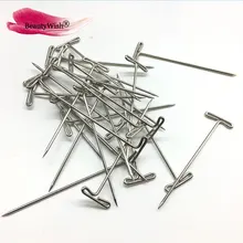 T булавки иглы 30 шт. T набор игл булавка для парика изготовление одной холщовой головки т шпильки иглы 14 мм* 51 мм