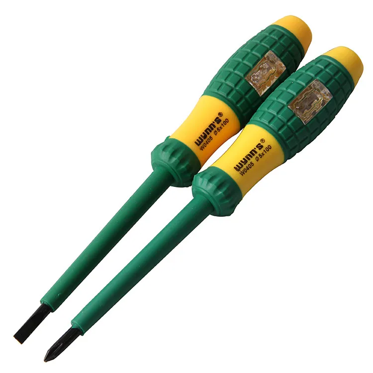 6 шт. аппаратные инструменты отвертка шлицевая и Phillips Многофункциональный тестовый карандаш для измерительного прибора электрика Инструменты