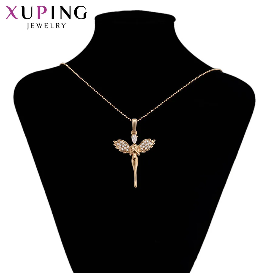 Xuping изысканное темпераментное модное ожерелье Подвеска для женщин и мужчин массивные украшения Рождественские подарки S111, 8-31455