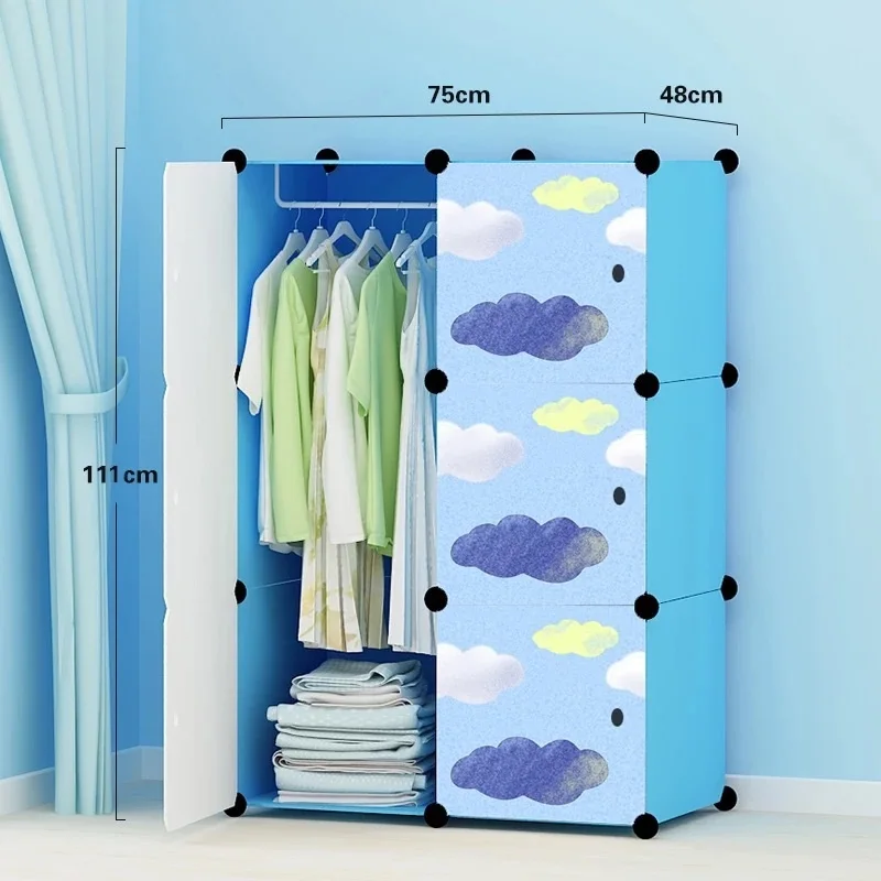 Lf sxsounai لطيف الأطفال طفل الطفل الكرتون خزانة البلاستيك الراتنج السحر diy تخزين مربع لعبة الرف بسيط نوم البيئي