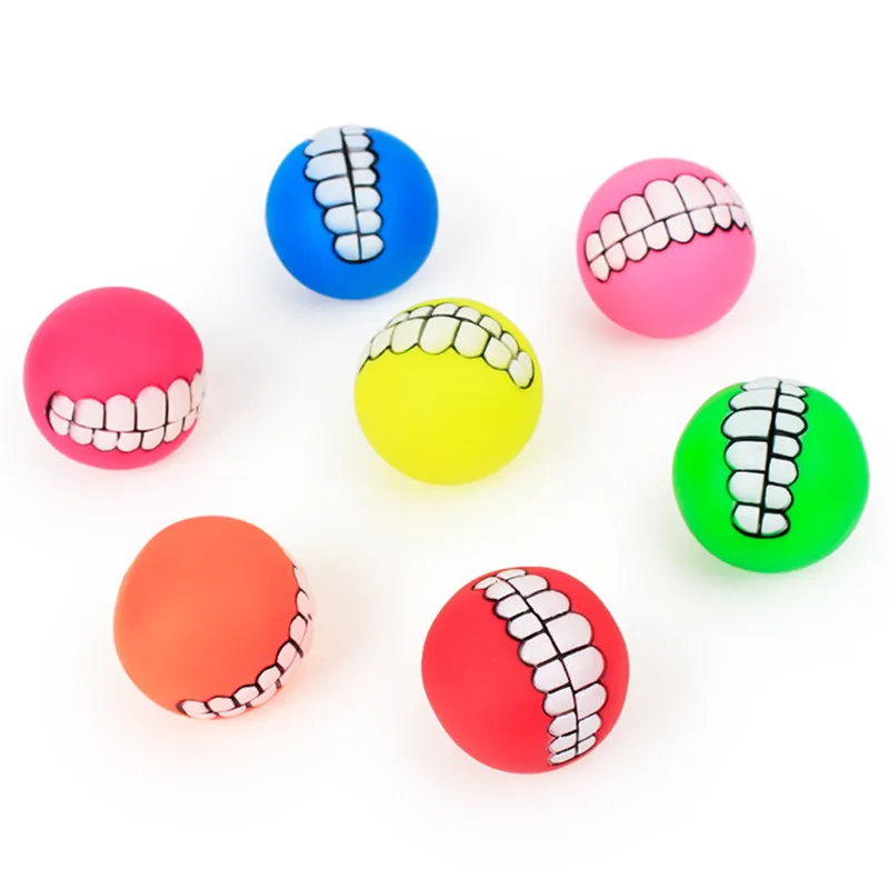 Rubber Ball Teeth Toy for Cat Dog (3)