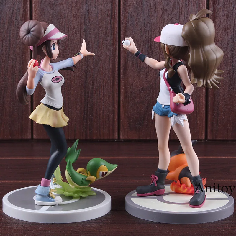 KOTOBUKIYA Artfx Touko с Pokabu Tepig/Mei с Tsutarja Snivy ПВХ Аниме Фигурка Коллекционная модель игрушки