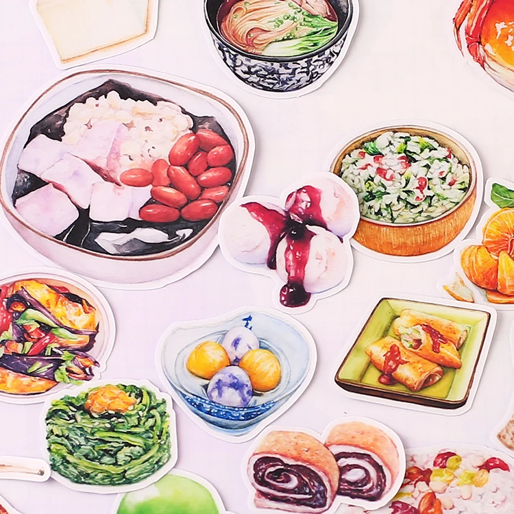 24 шт креативные kawaii самодельные наклейки для пищевых продуктов/декоративные