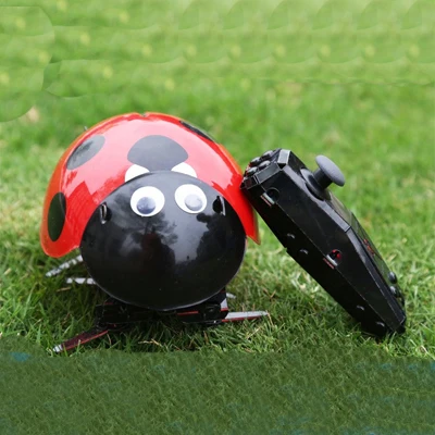 

1PC KIT Electric Remote Control Beetle Ladybug 360 Degree Rotate Bionic Insect Electronic House Pet for RC Model DIY Toy