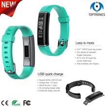 Qriginal качество умный Шагомер Браслет с OLED Экран 24 H смарт-браслет отслеживания активности для Android и IOS