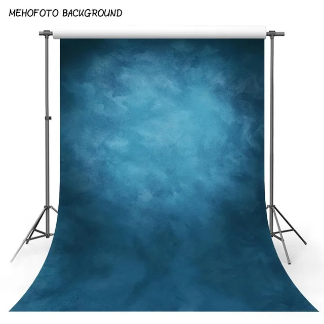 Thin Vinyl cloth photography Backdrop blue solid Background For Studio