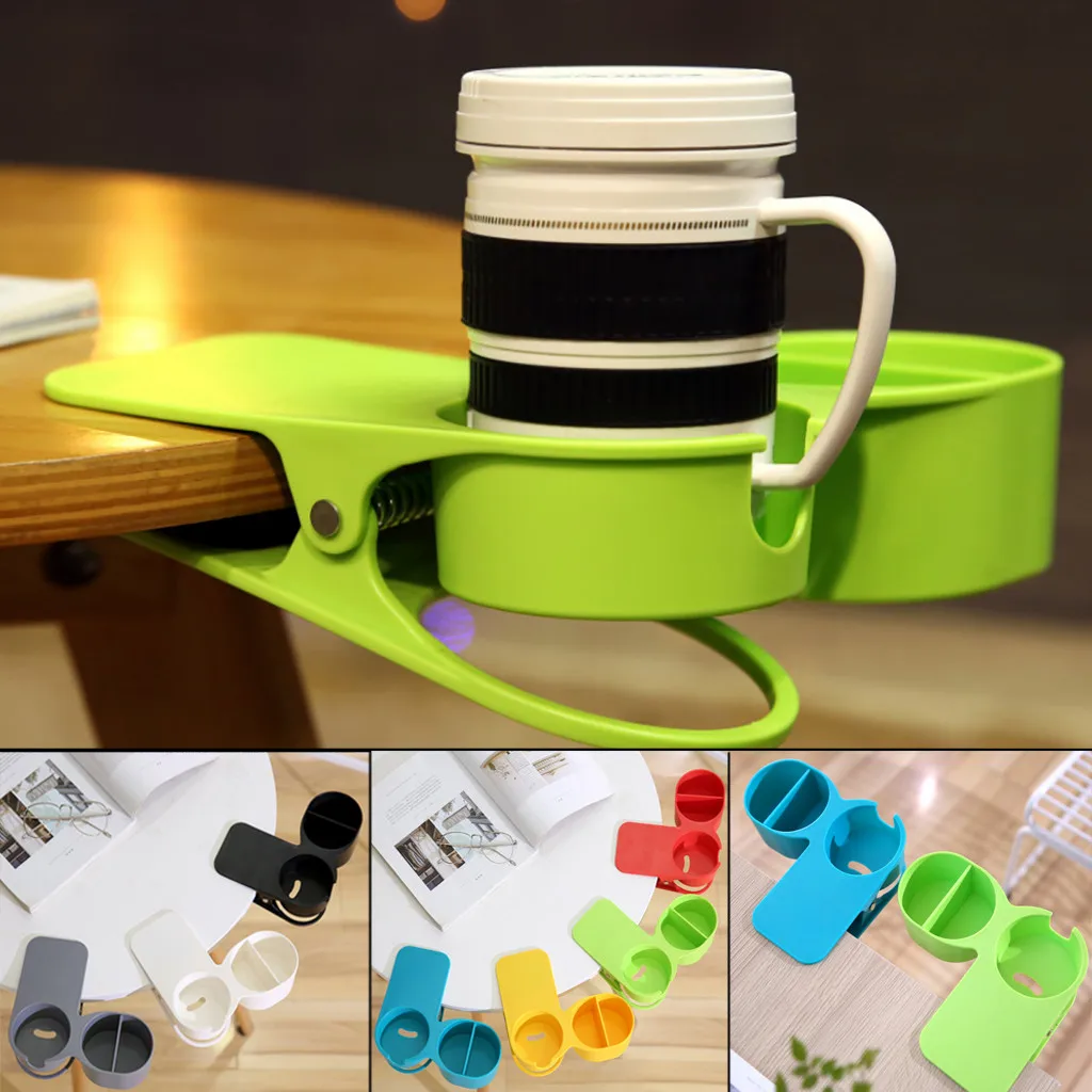 

Multi-purpose Desk Bottle Clip Creative Table Water Cups Bottle Holder Non-Slip Grip Table Cup Bottle Beverage Storage Holder
