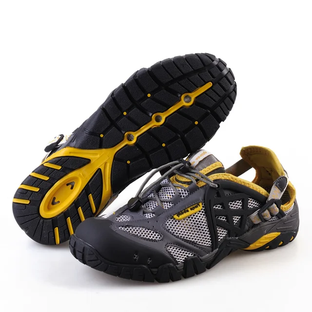 TKN Summer Hiking Shoes Men Quick Dry Waterproof Shoes Mesh Beach Outdoor Hiking Sandals Man Trekking Shoes Men Trail Footwear