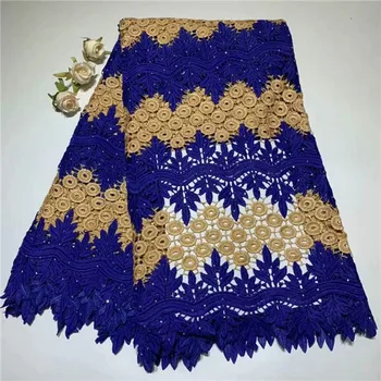 

Popular party embroidery cord lace material latest water soluble lace fabric for sewing dress ZQW34(5yards/lot)
