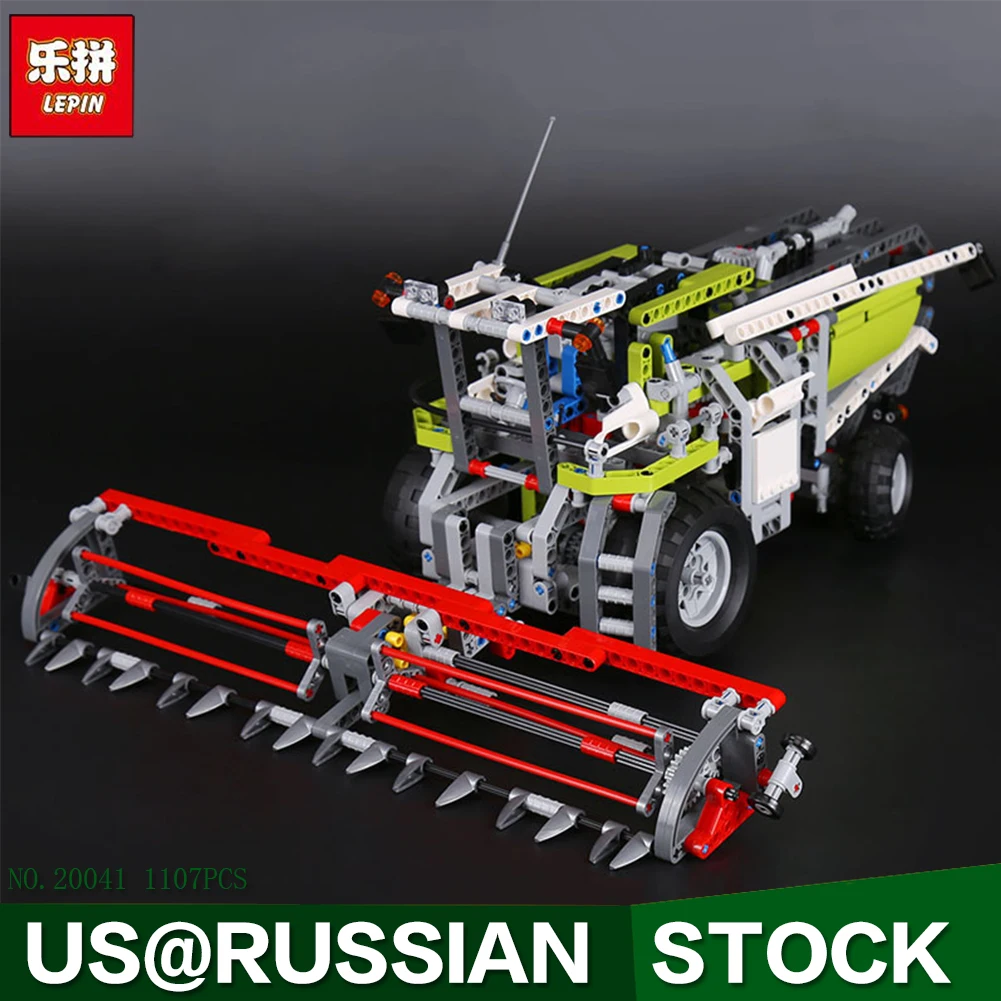 

Lepin 20041 1107Pcs Genuine Technic Series The Combine Harvester Set Educational Building Blocks Bricks Toys Model Gift 8274