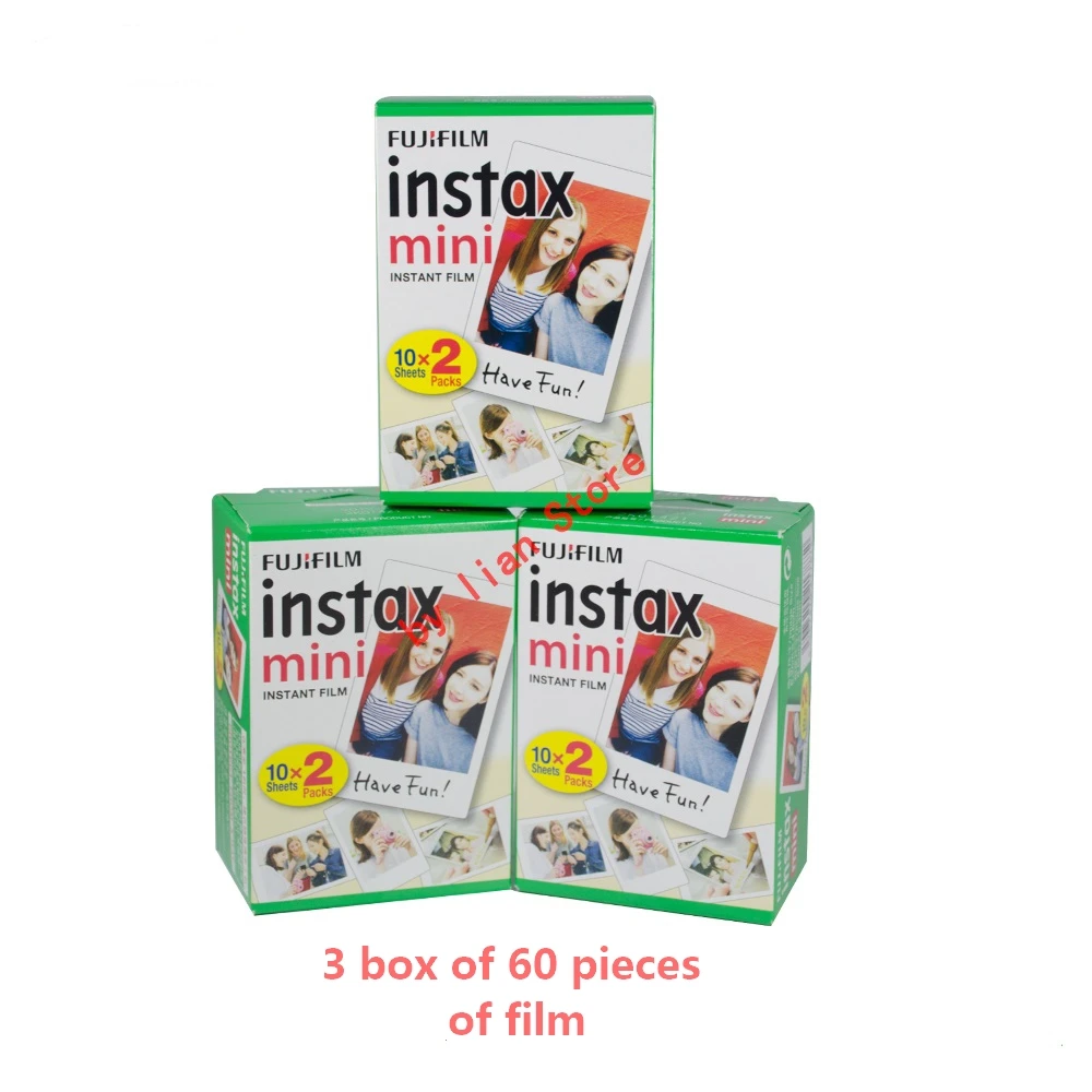 Оригинальная новая упаковка мини instax пленка 20-100 лист 3 inchesWhite Edge фото для Instax 9 7s 8 90 25 55 Share SP-1 mini9 камера