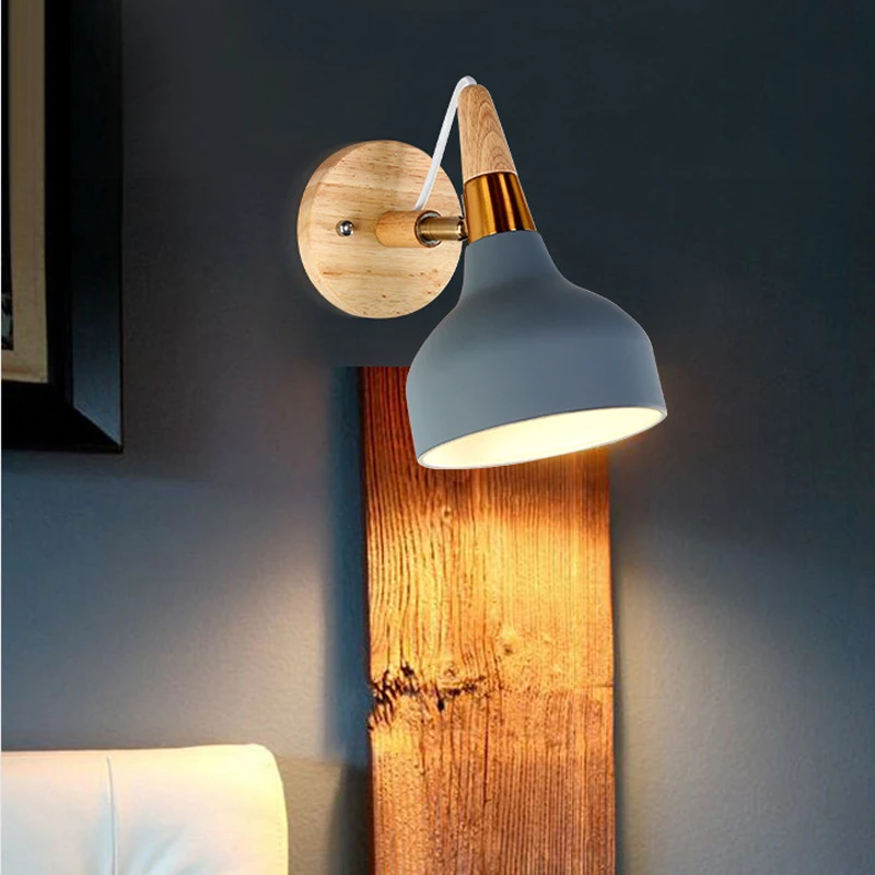 

Nordic Minimalist Bar Macaron Solid Wood E27 Pendant Light Modern Art Danish Single Head Pendant Lamp For Restaurant Bedside
