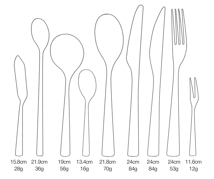 12 шт вилки, ножи, ложки 18-10 из нержавеющей стали столовый набор из вилок Набор ножей набор посуды столовые приборы посуда, вилка, ложка набор ножей