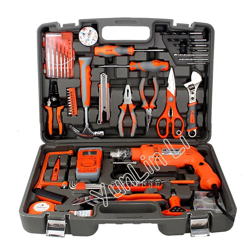 tool box with drill