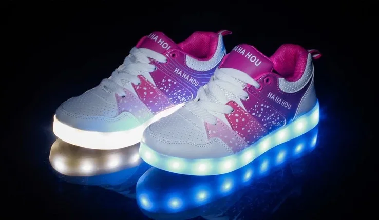 Children S Led Shoes Women Kids Boys Lighting Flash Light Up Children S Led Shoes Women Kids Boys Lighting Flash Light Up Sports Skating Shoe Laces Shoelaces Shoestrings Cool In Sneakers From Mother