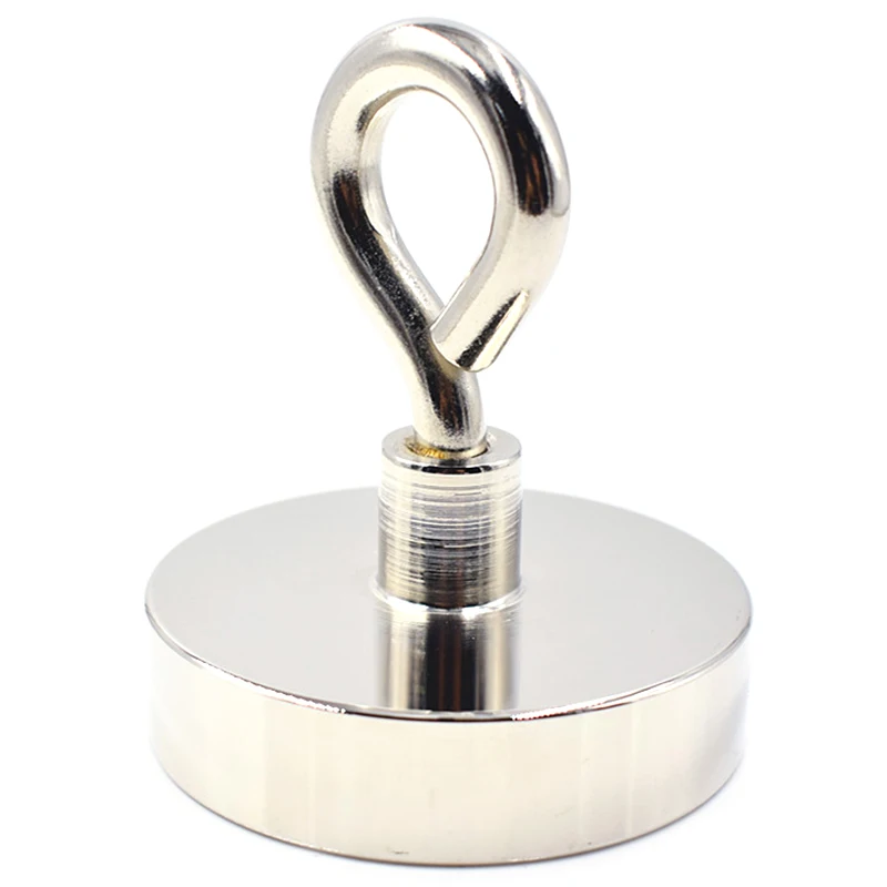 1Pc Neodymium Magnet Super Strong Powerful Circular Ring Salvage Magnetic Fishing Permanent Ndfeb Hook Holder Sea Equipment