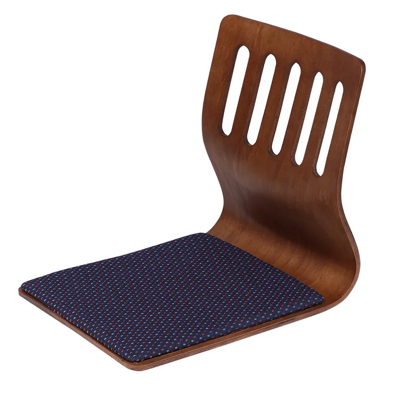 Us 64 6 5 Off 2pcs Lot Legless Chair Coffee Finish Japanese Living Furniture Floor Tatami Designer Chair For Kotatsu Watching Tv