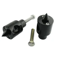 Черный " 25 мм Универсальный Мотоцикл Круглый Руль управления для мотоциклов крепление стояка Honda Suzuki Yamaha Kawasaki Harley кастом Чоппер поплавок