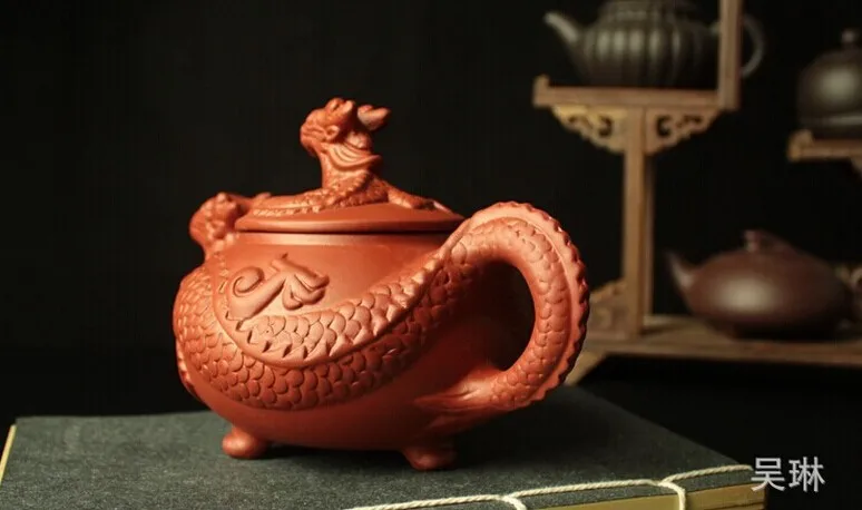 2018 Infusor кухонные инструменты капсула китайский дракон чайный набор кунг-фу, Глиняный Чайник высокого класса горшок, ручная работа 450 мл