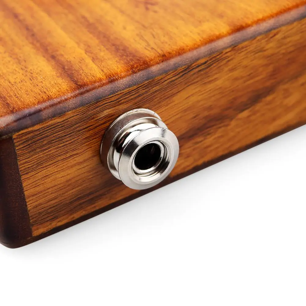Muspor 17 клавиш EQ kalimba акации большой палец фортепиано звеньевой динамик