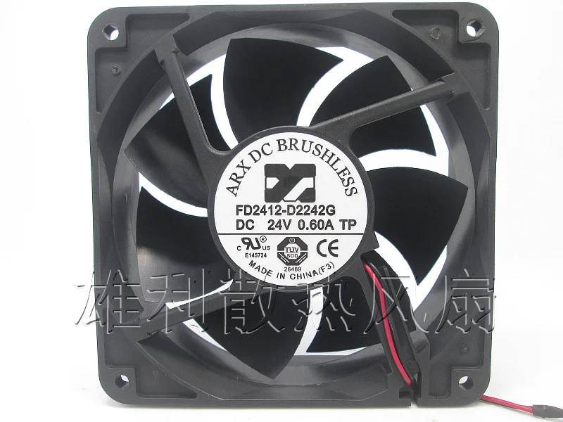 Free Delivery.FD2412 D2242G 12038 24V 0.6A 12CM large air volume frequency control industrial