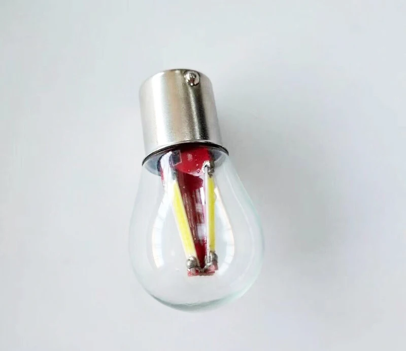 2 шт. 4 филамента чип LED P21W Ba15s Bay15d Автомобильный свет 1156 1157 P21/5 Вт авто автомобиль