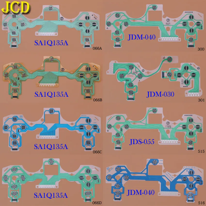 JCD 1 шт. кнопочная флейта для Dualshock 4 PS4 Pro тонкая JDS 055 фотопленка клавиатура гибкий