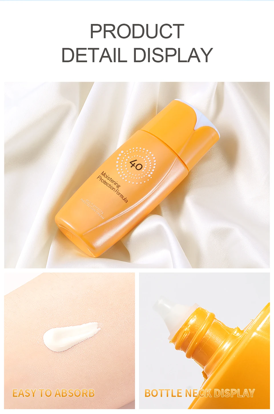 Laikou 40 г осветляет кожу формула изоляции крем Солнцезащитный увлажняющий крем солнцезащитный отбеливающий крем для лица